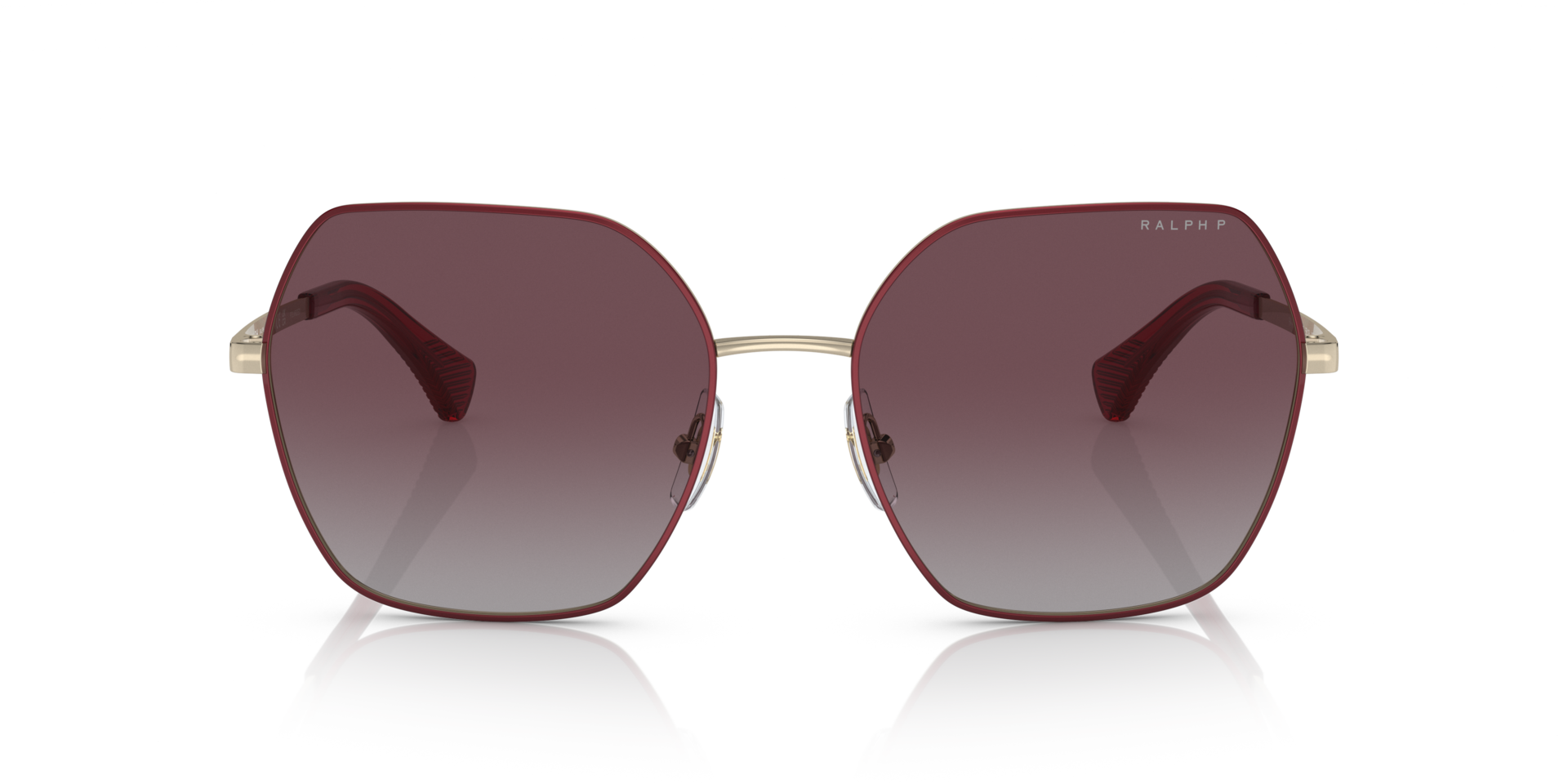 RA4138 Bordeaux MetaalSunglass Frames van B24, Vooraanzicht