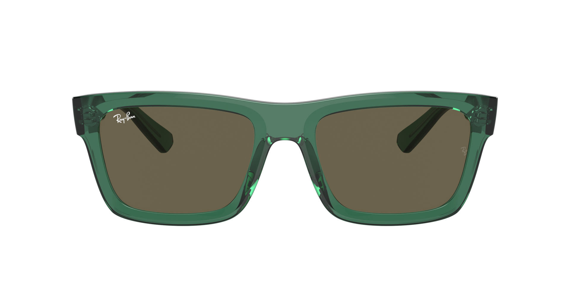 RB4396 Transparent Grün KunststoffSunglass Frames von B24, mit getönten Gläsern