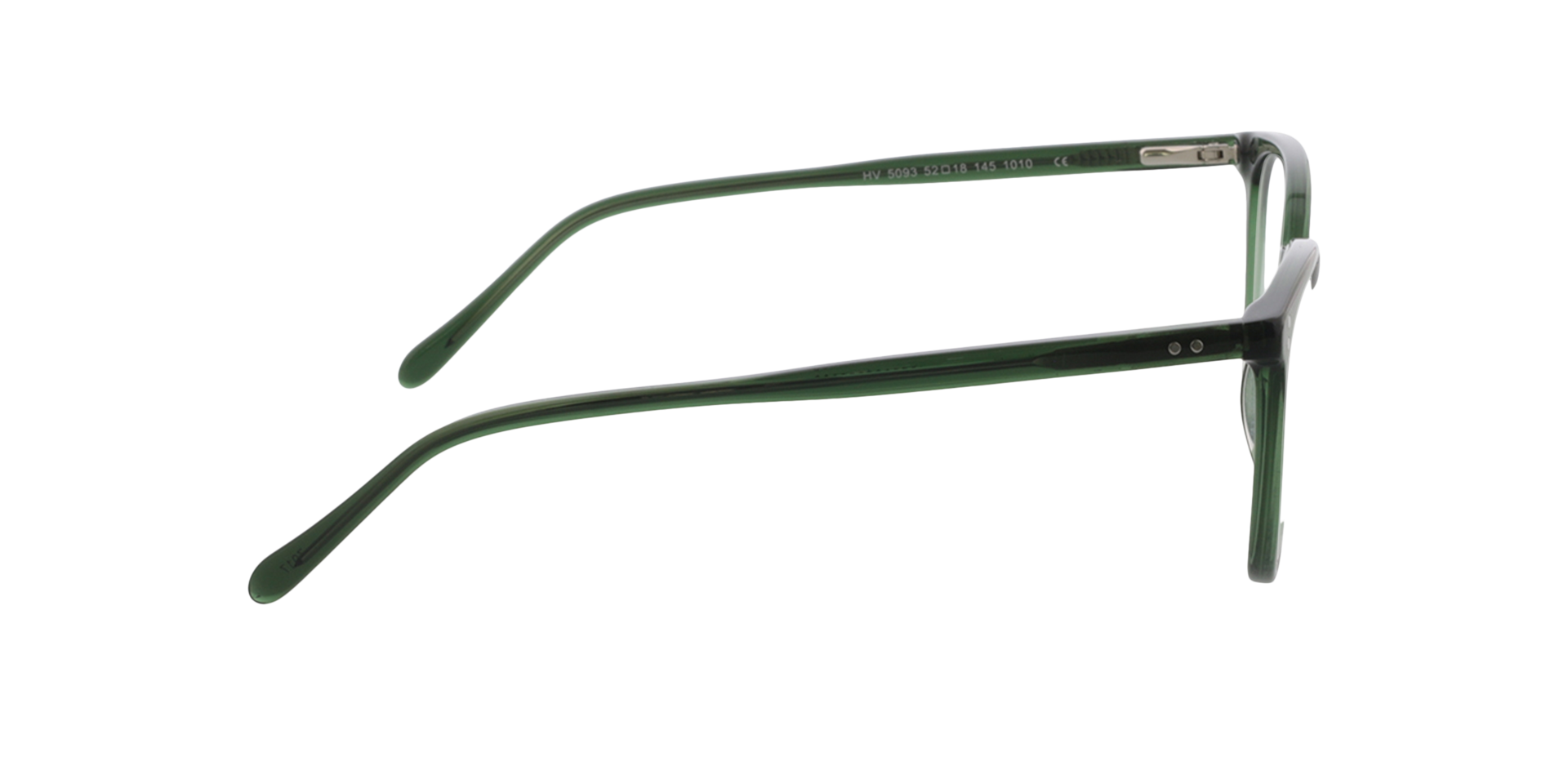 Nate Crystal Olive Green AcetaatEyeglass Frames van B24, Zijaanzicht