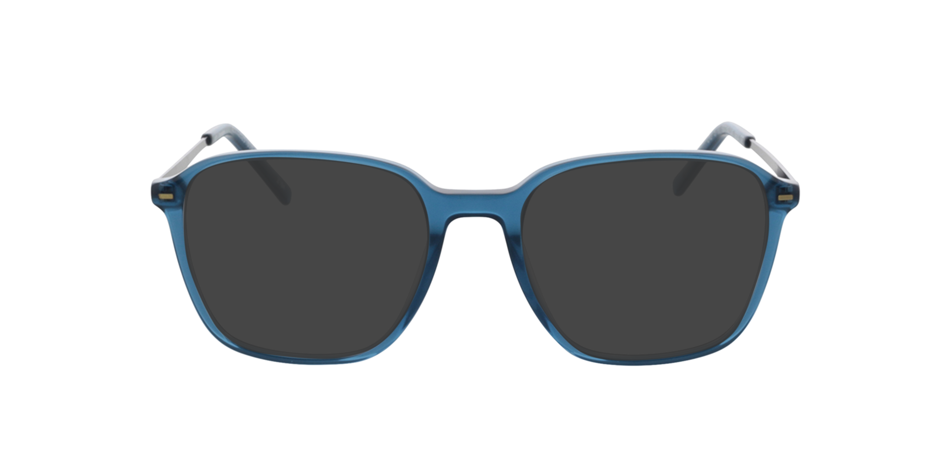 Brandon Crystal Blue  &  Matt Gun AcetatEyeglass Frames von B24, mit getönten Gläsern