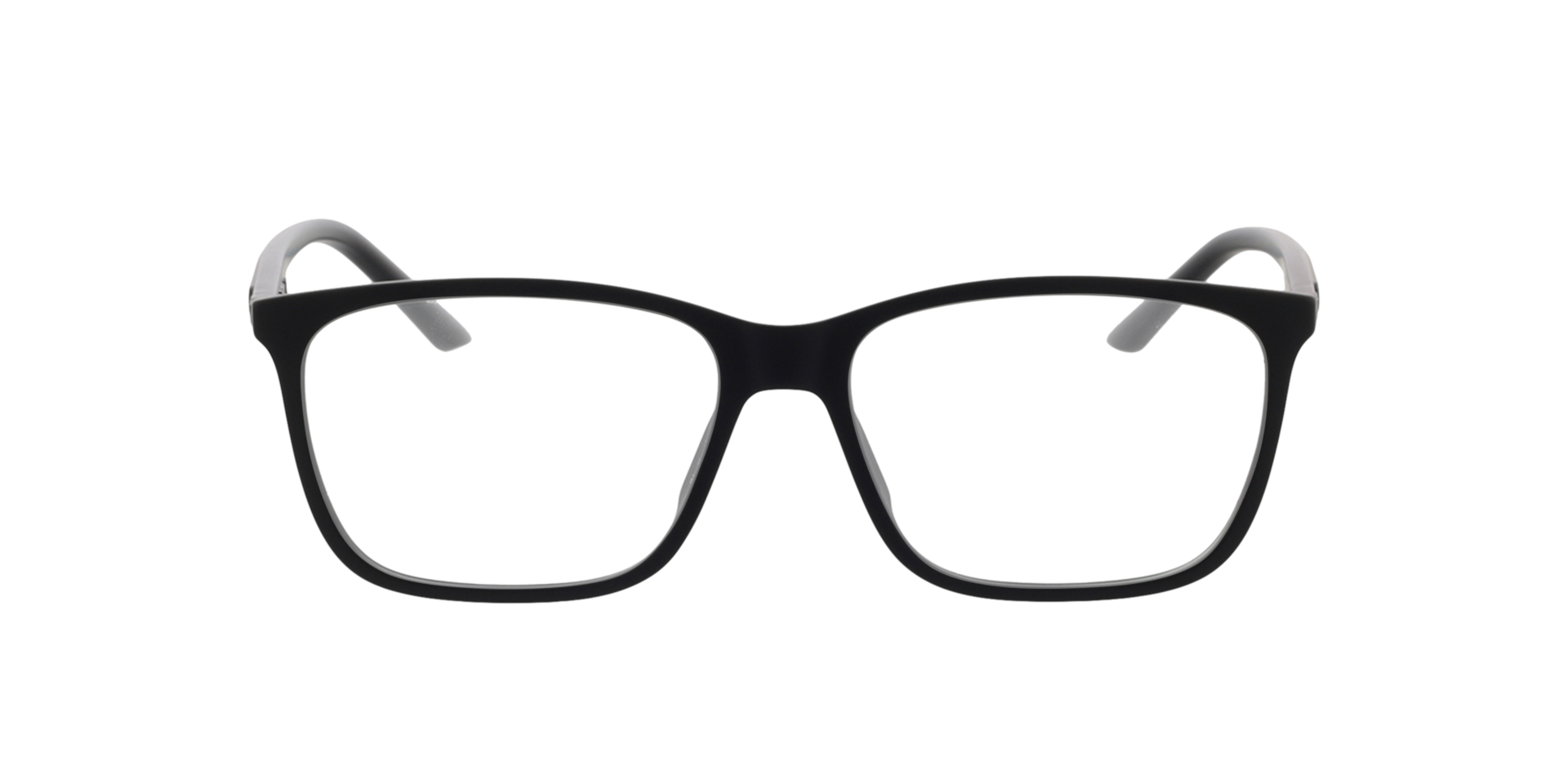 PU0387O Zwart KunststofEyeglass Frames van B24, Vooraanzicht