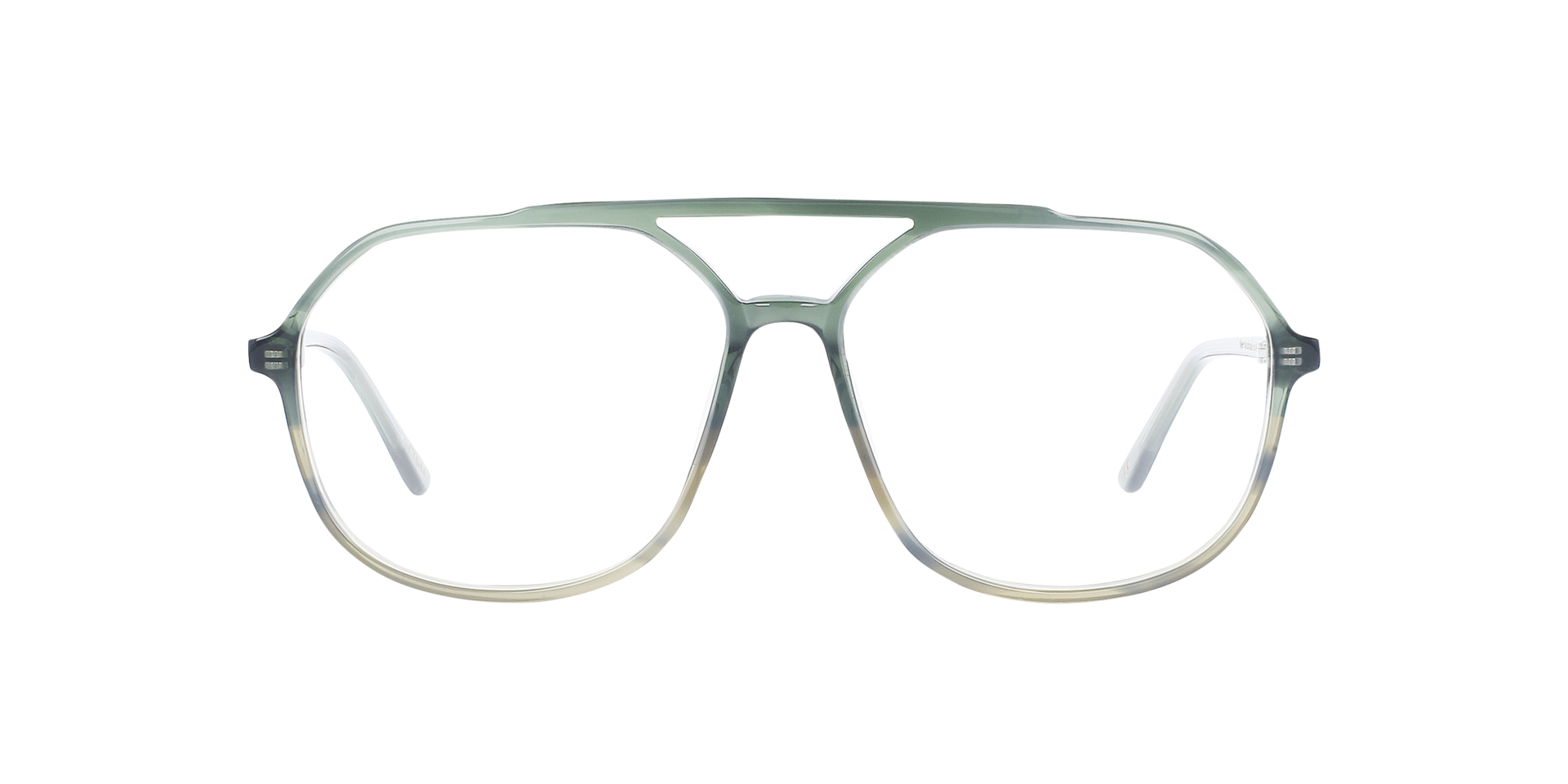 Viper AC Khaki Fade AcetatEyeglass Frames von B24, Vorderansicht