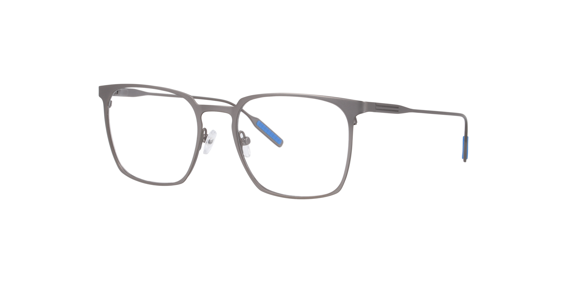 Split Grijs MetaalEyeglass Frames van B24, Hoekweergave
