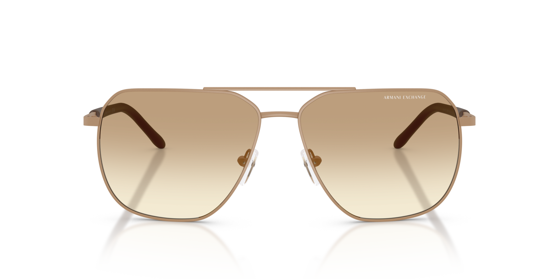 AX2057S Matte Beige MetallSunglass Frames von B24, Vorderansicht