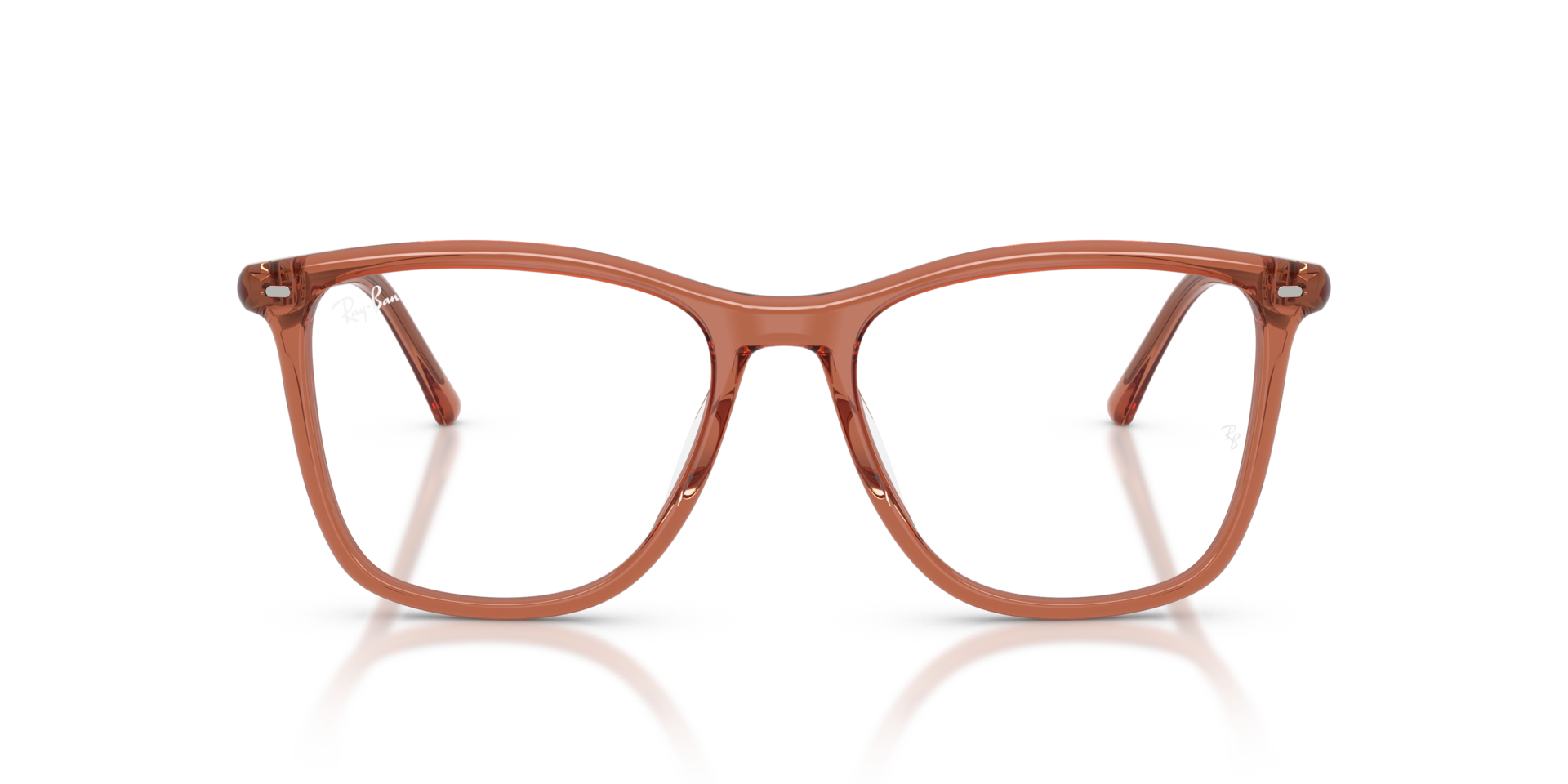 RB5455 Braun transparent AcetatEyeglass Frames von B24, Vorderansicht
