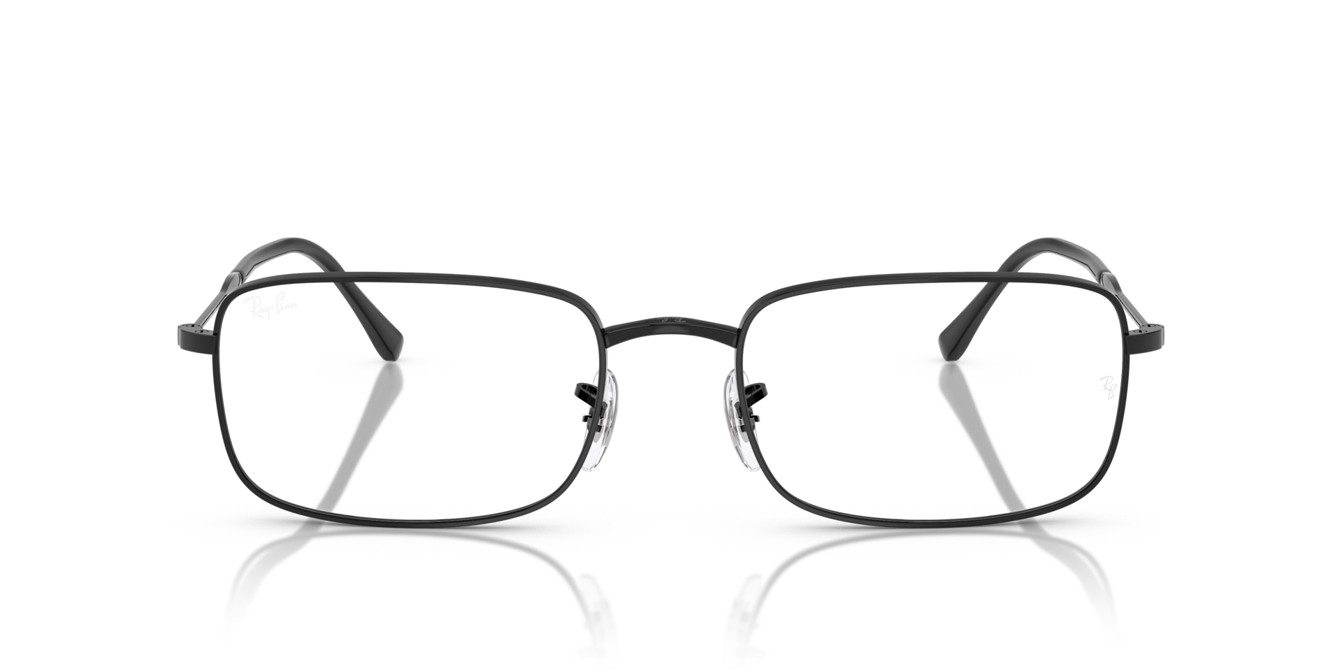 RB3746V Schwarz MetallEyeglass Frames von B24, Vorderansicht