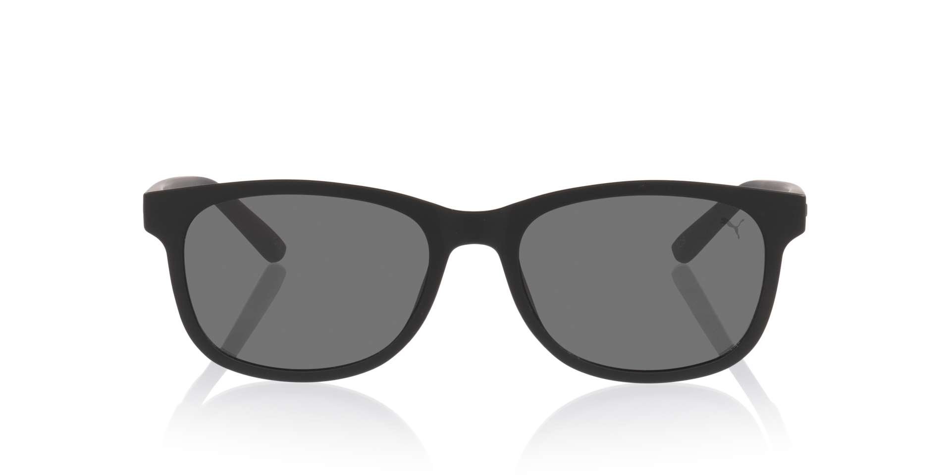 Pu0526S Zwart KunststofSunglass Frames van B24, Vooraanzicht