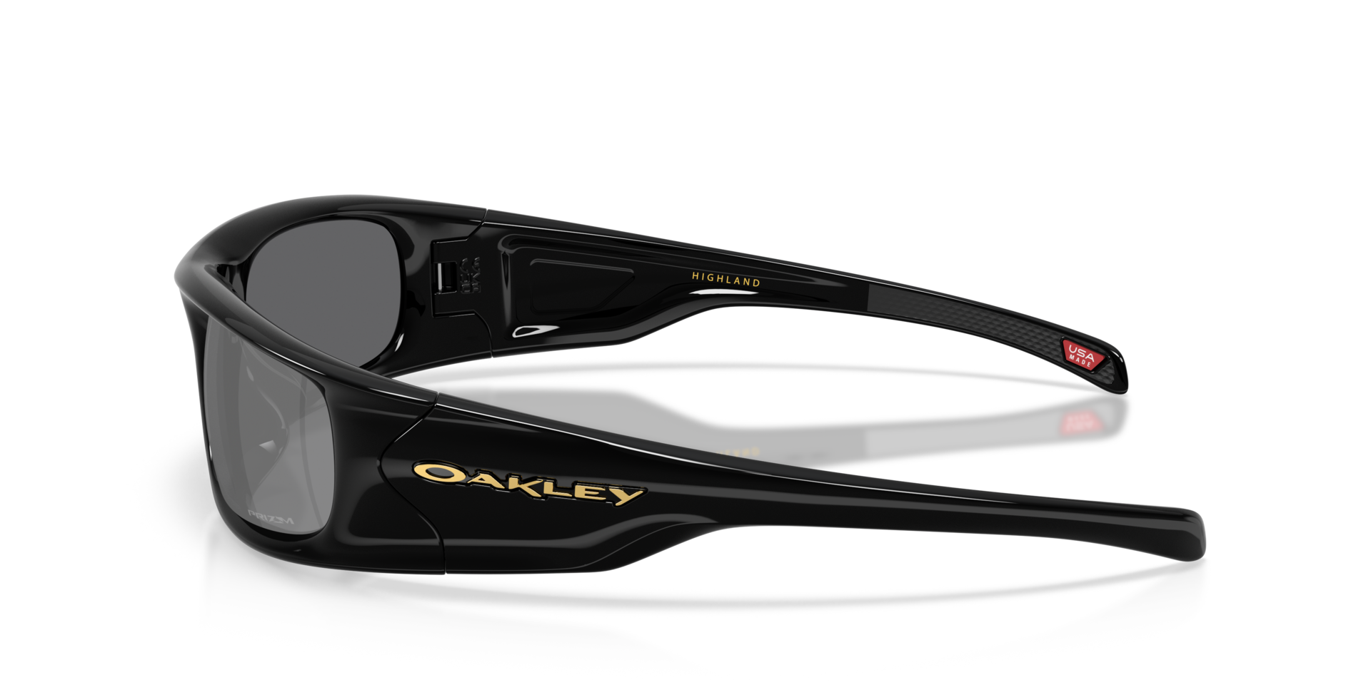 Highland Schwarz KunststoffSunglass Frames von B24, Seitenansicht