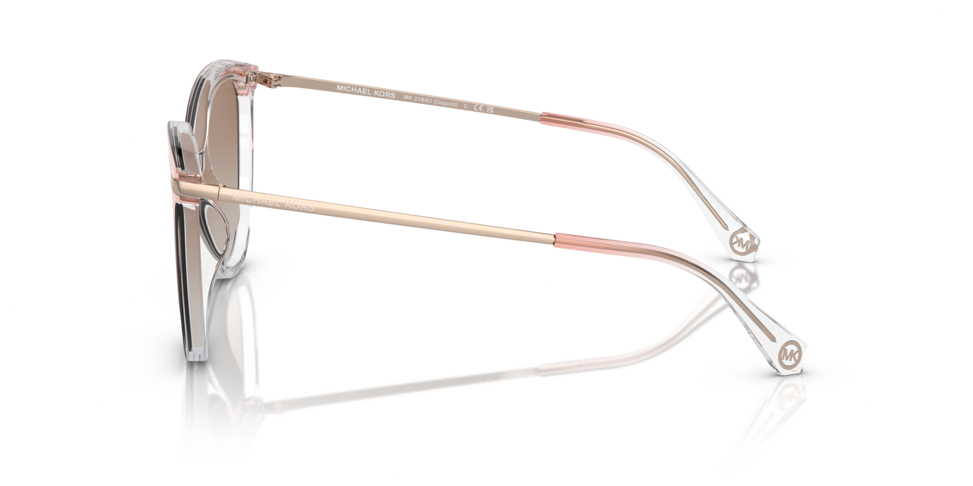 MK2184U Pink To Clear KunststoffSunglass Frames von B24, Seitenansicht