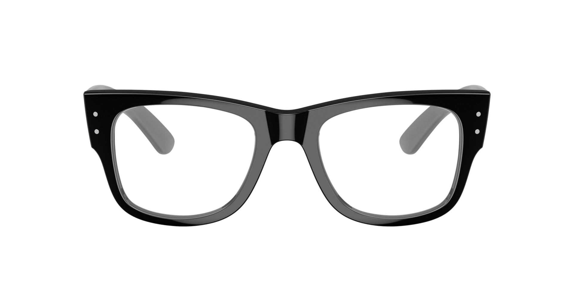 RB0840V Schwarz KunststoffEyeglass Frames von B24, Vorderansicht