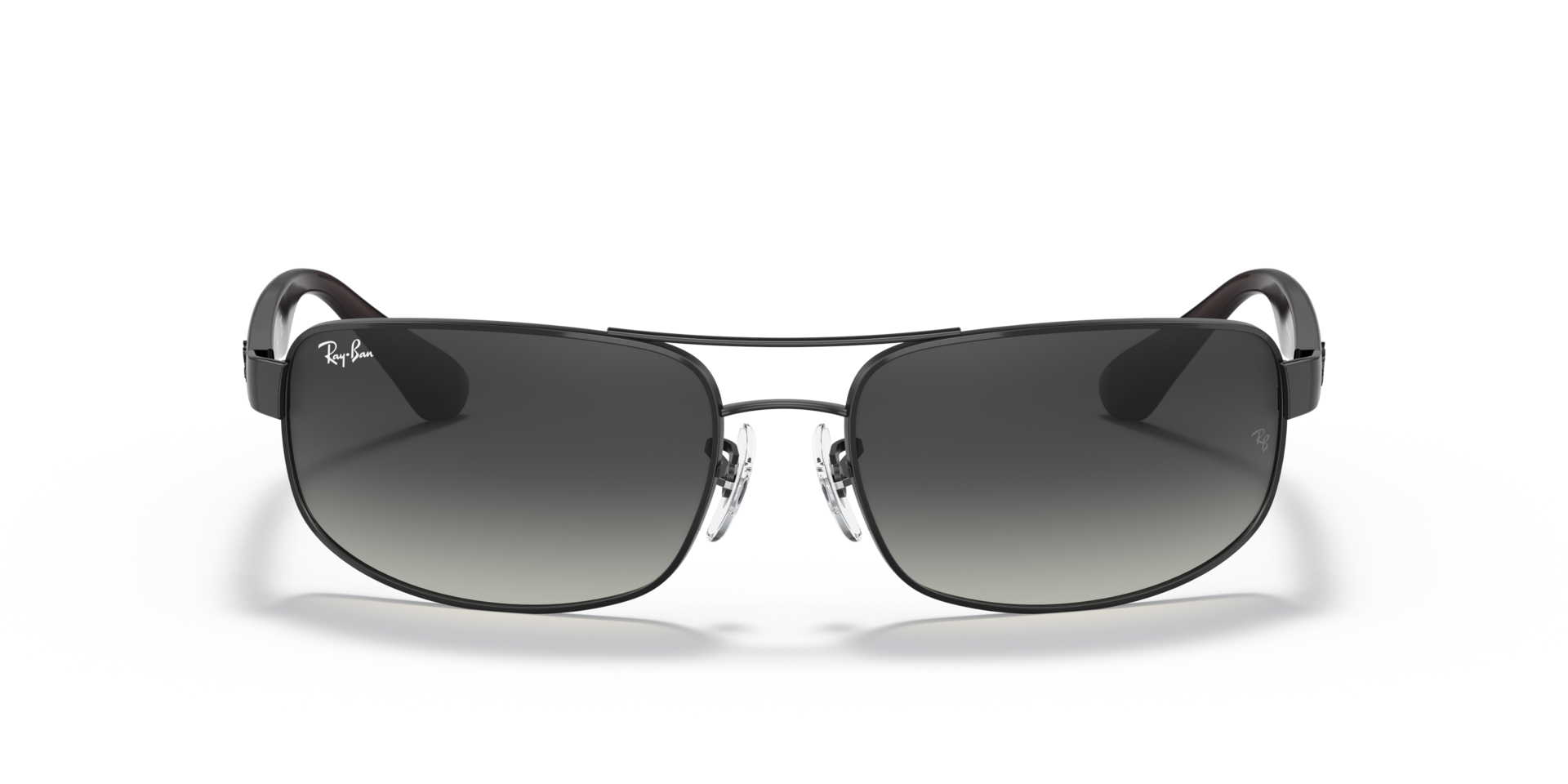 RB3445 Zwart MetaalSunglass Frames van B24, Vooraanzicht