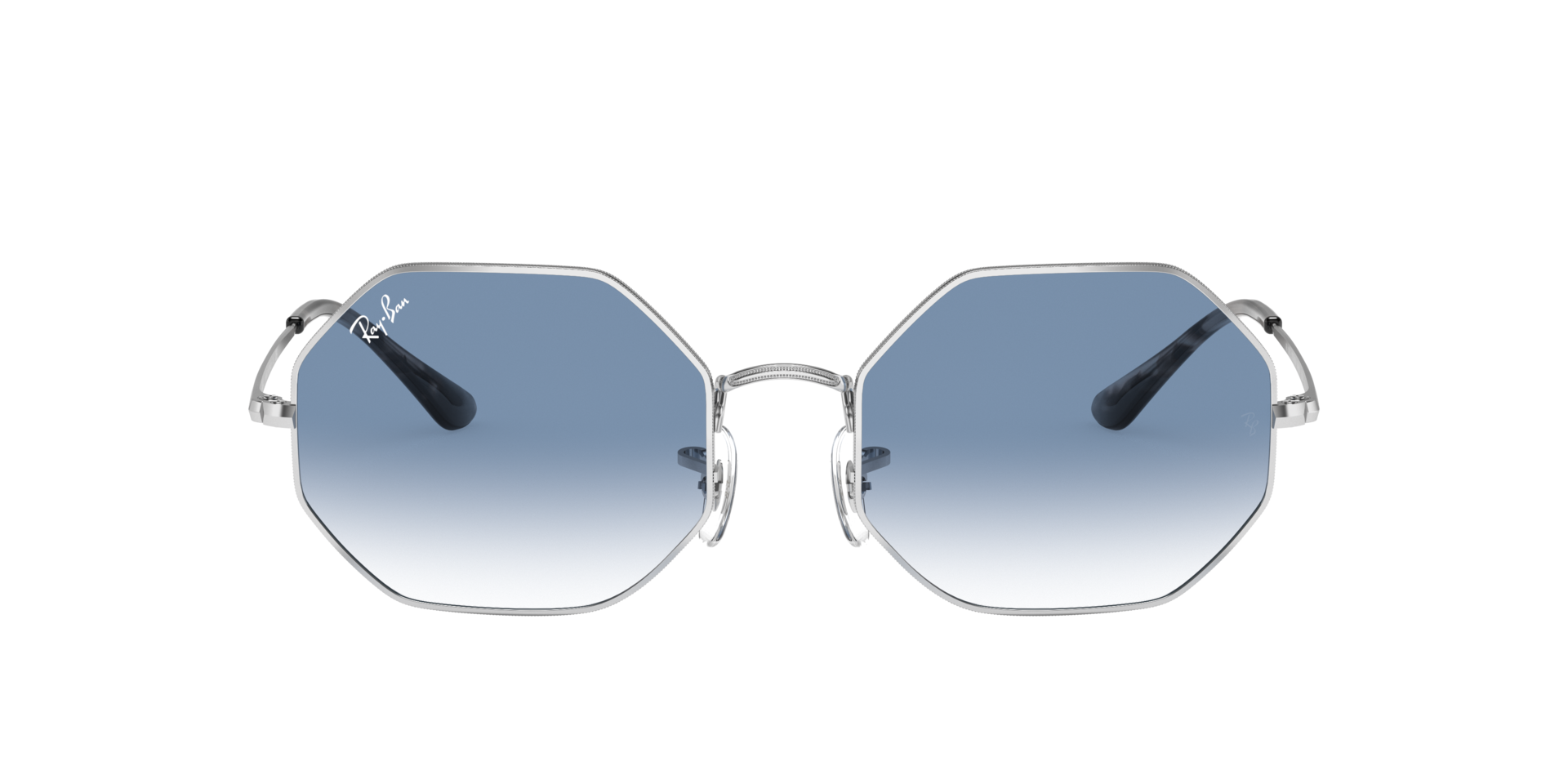 RB1972 Silber MetallSunglass Frames von B24, mit getönten Gläsern