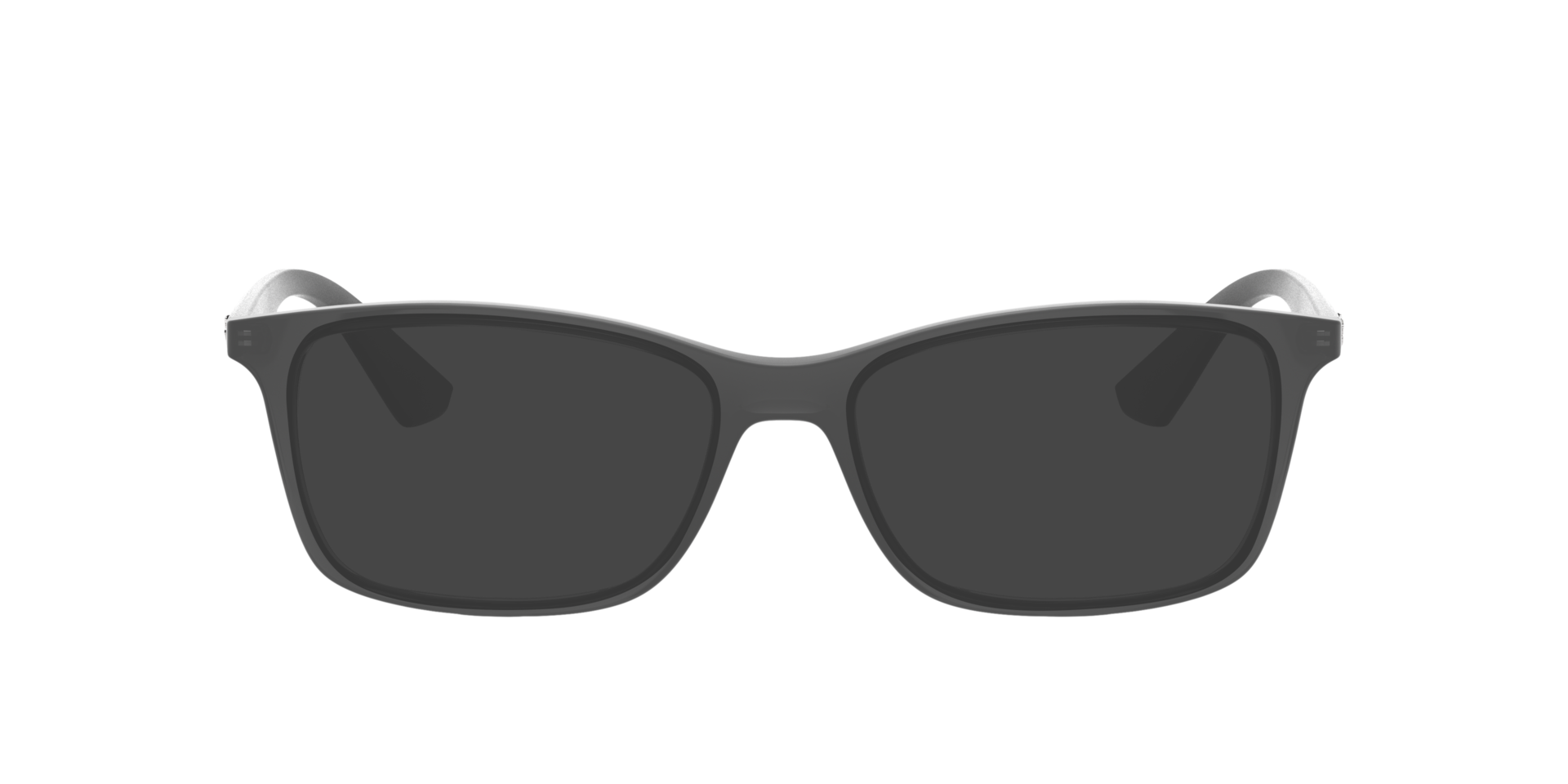 RB7047 Grau transparent KunststoffEyeglass Frames von B24, mit getönten Gläsern