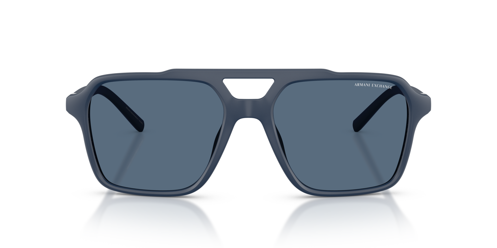 AX4166SU Matblauw KunststofSunglass Frames van B24, Vooraanzicht
