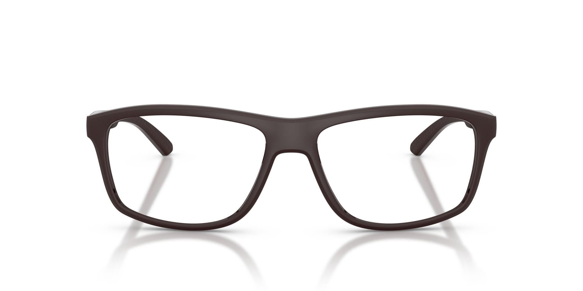 AN7291 Matte Chocolate KunststofEyeglass Frames van B24, Vooraanzicht