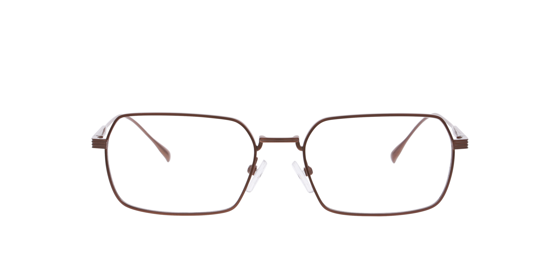 Caspiane Bronze TitanEyeglass Frames von B24, Vorderansicht