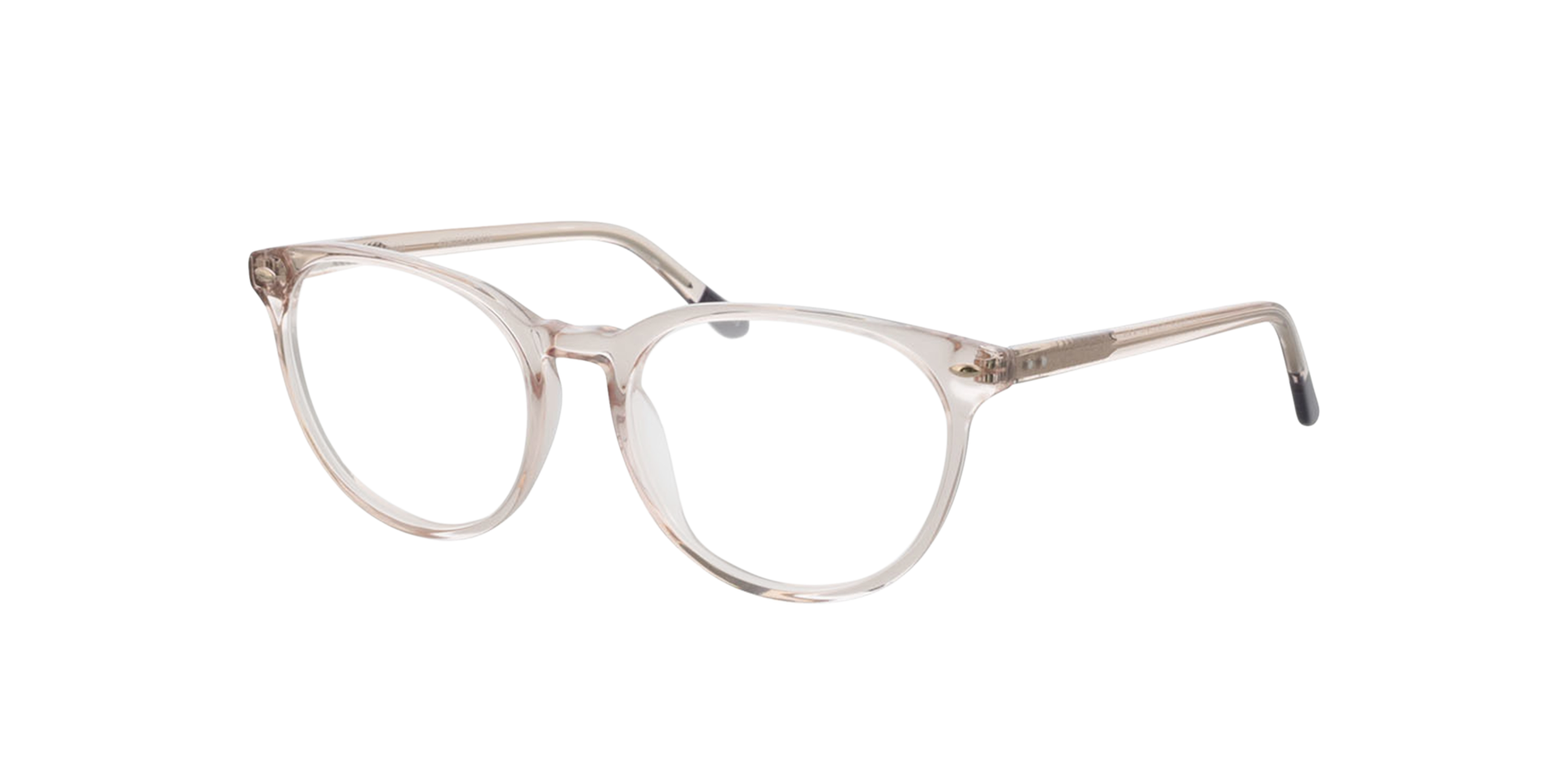 London Kristal roze  &  paars pootje AcetaatEyeglass Frames van B24, Hoekweergave