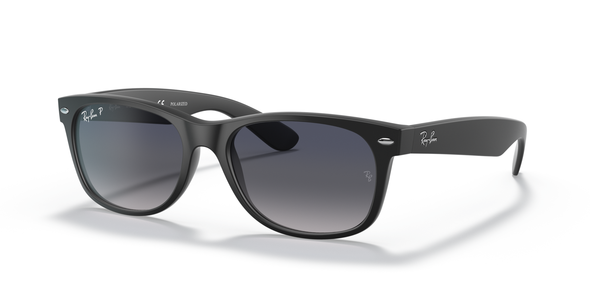 RB2132 Zwart KunststofSunglass Frames van B24, Hoekweergave