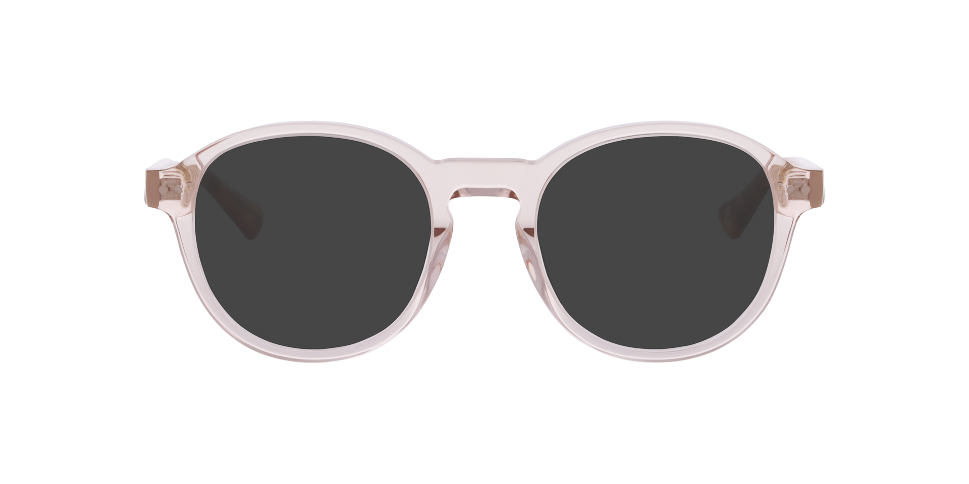 Mero Crystal Light Beige AcetaatEyeglass Frames van B24, met getinte lenzen