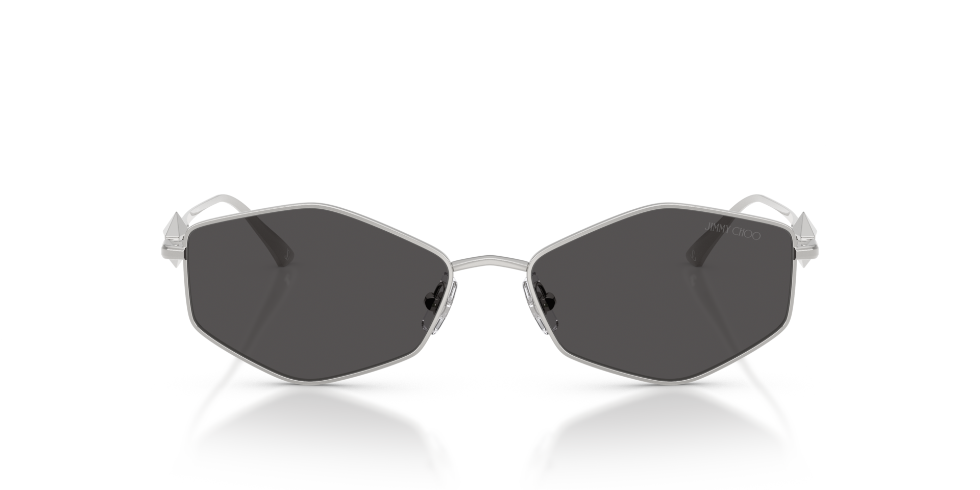 JC4017 Zilver MetaalSunglass Frames van B24, Vooraanzicht