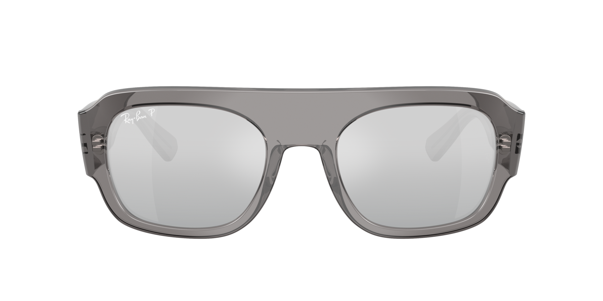RB2218 Grau transparent KunststoffSunglass Frames von B24, mit getönten Gläsern