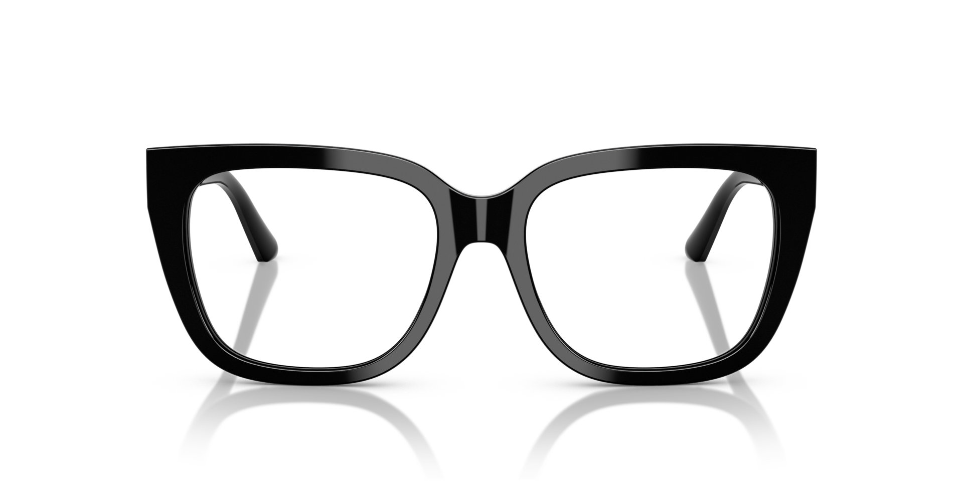 JC3019B Zwart AcetaatEyeglass Frames van B24, Vooraanzicht
