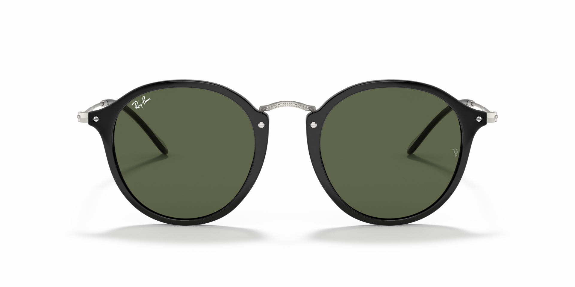 RB2447 Zwart AcetaatSunglass Frames van B24, Vooraanzicht