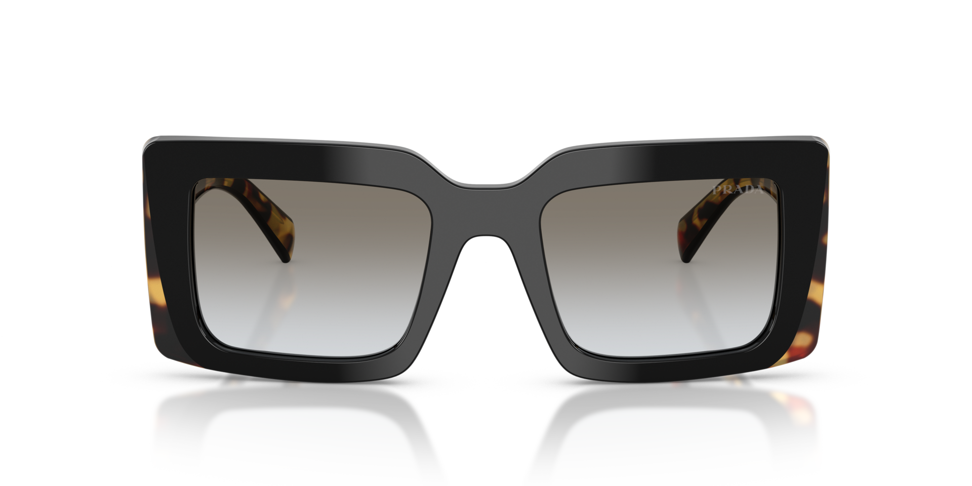 PR D01S Black & Medium Tortoise AcetaatSunglass Frames van B24, Vooraanzicht