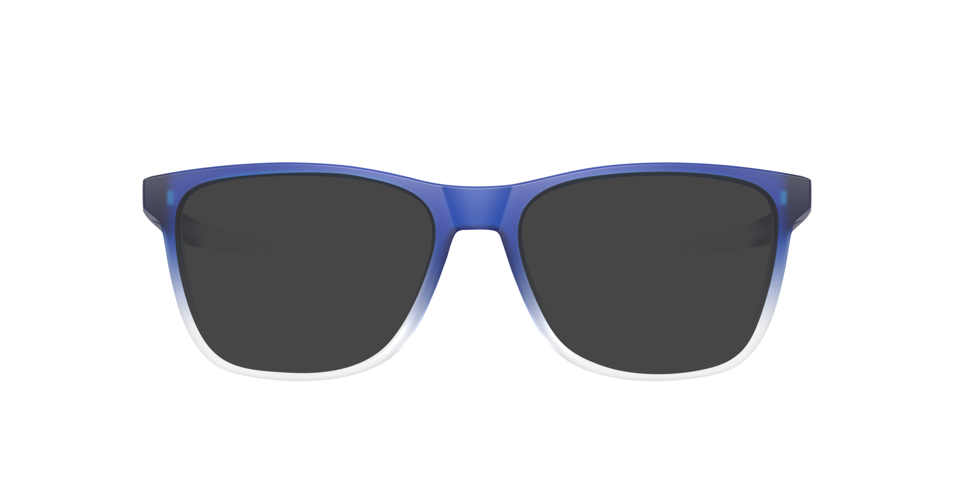 Centerboard Fathom Collection Matte Clear Crystal Blue Fade KunststofEyeglass Frames van B24, met getinte lenzen