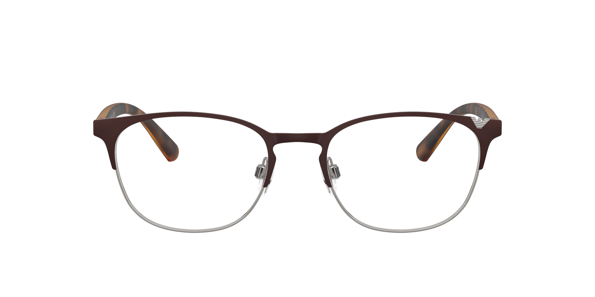 Mattbraun/Gunmetal EA1059 -  Metal Brillen