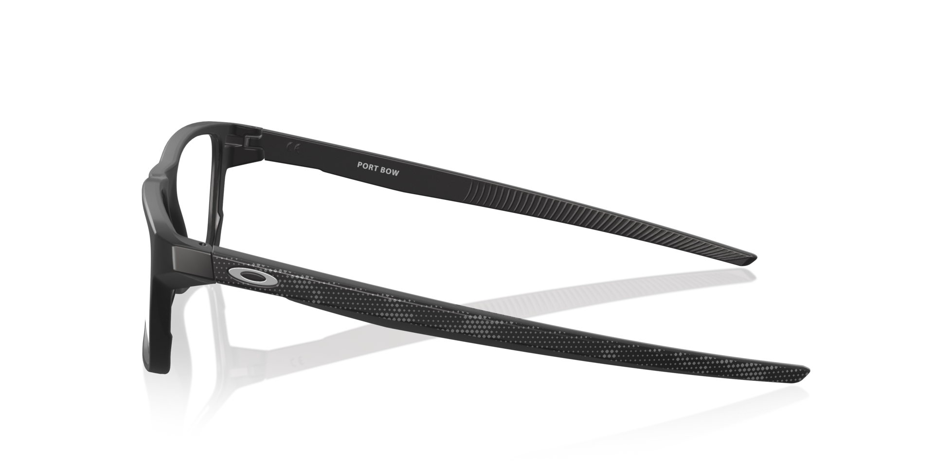Port Bow High Resolution Collection Satijnglans zwart KunststofEyeglass Frames van B24, Zijaanzicht
