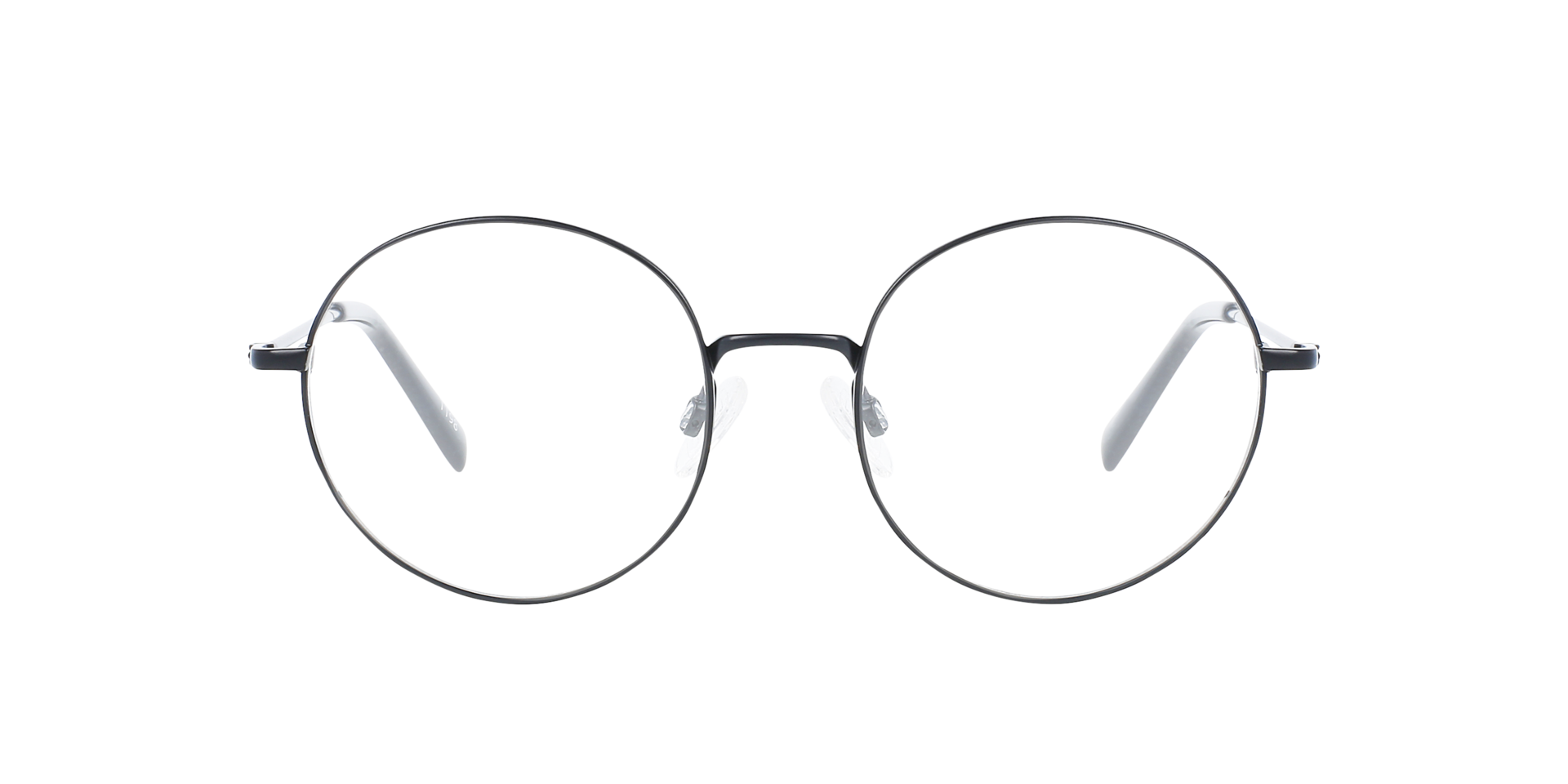 Hampton CT Black Titanium TitanEyeglass Frames von B24, Vorderansicht