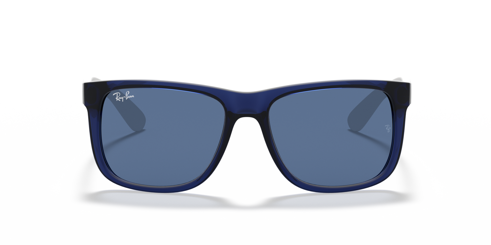 RB4165 Transparant blauw KunststofSunglass Frames van B24, Vooraanzicht