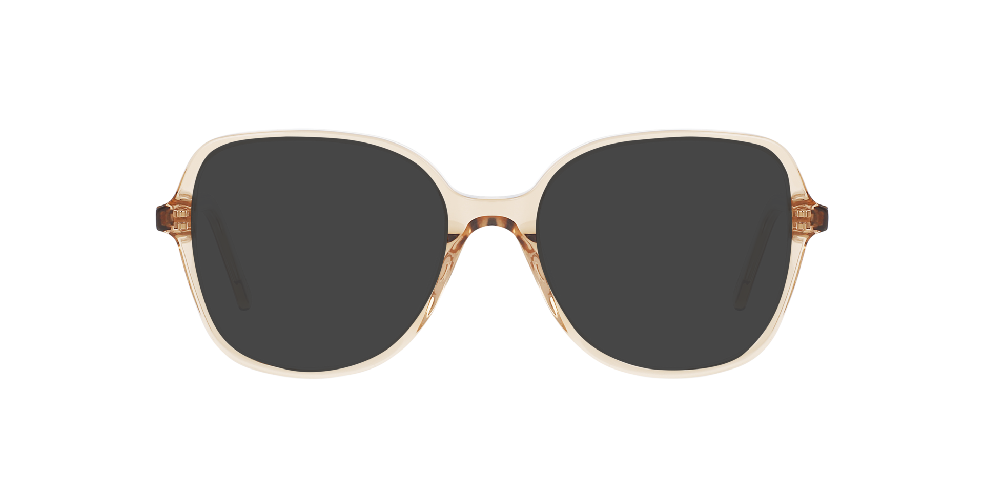 Darya Crystal Caramel AcetatEyeglass Frames von B24, mit getönten Gläsern