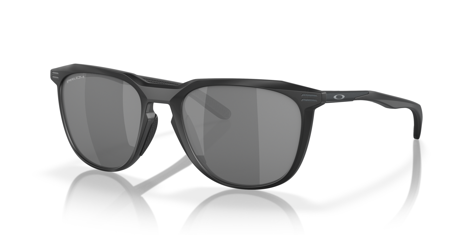 Thurso Mat inktzwart KunststofSunglass Frames van B24, Hoekweergave