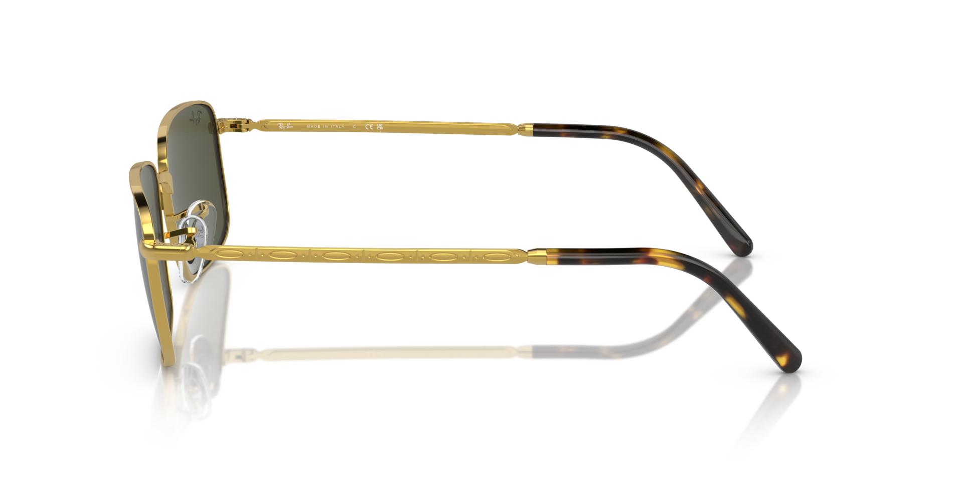 RB3717 Gold MetallSunglass Frames von B24, Seitenansicht