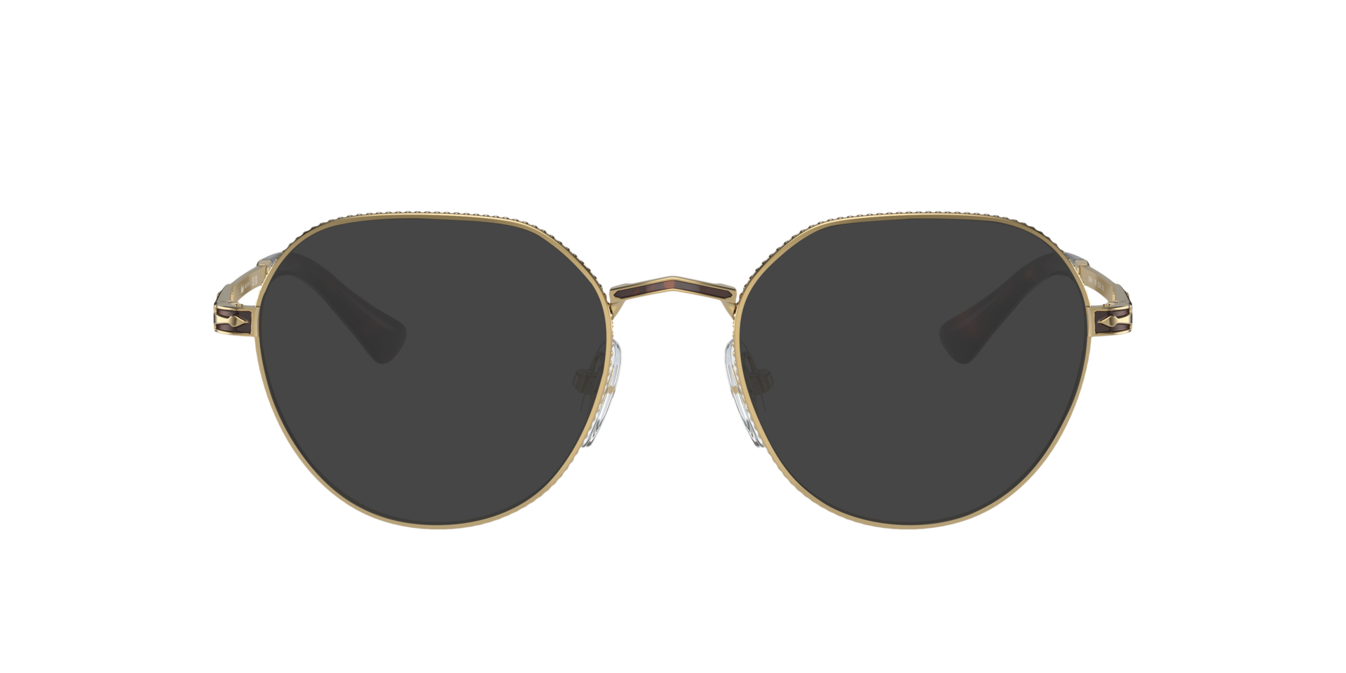 PO2486V Goud MetaalEyeglass Frames van B24, met getinte lenzen