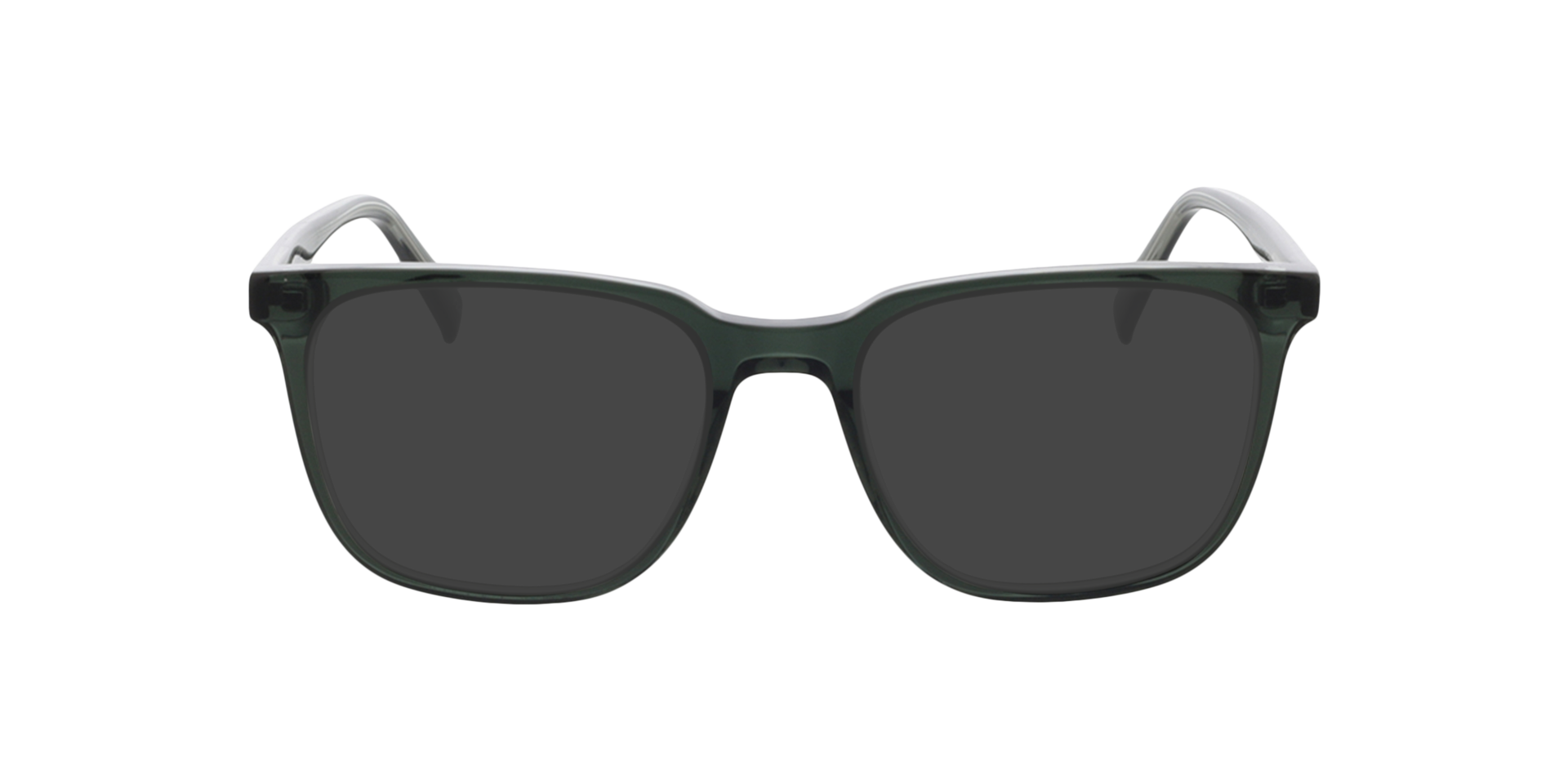 Baker Tweelaags groen  &  kristal AcetaatEyeglass Frames van B24, met getinte lenzen
