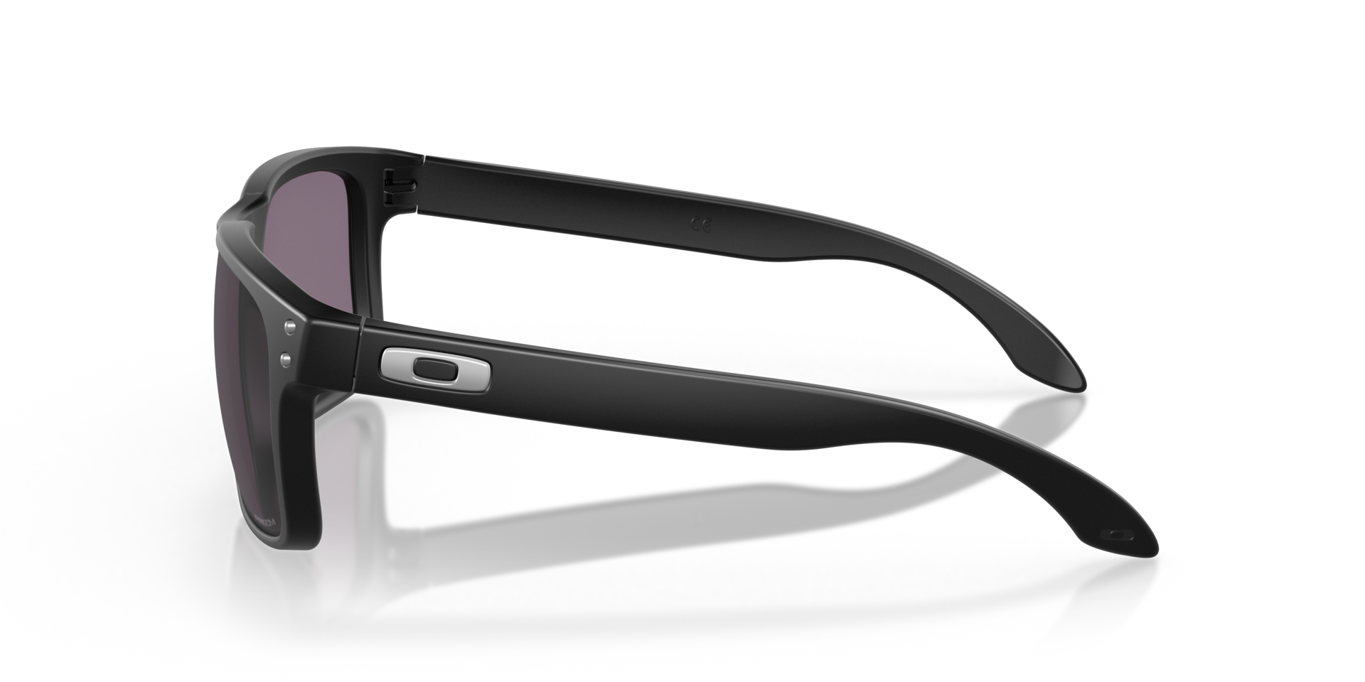 Holbrook™ Matzwart KunststofSunglass Frames van B24, Zijaanzicht
