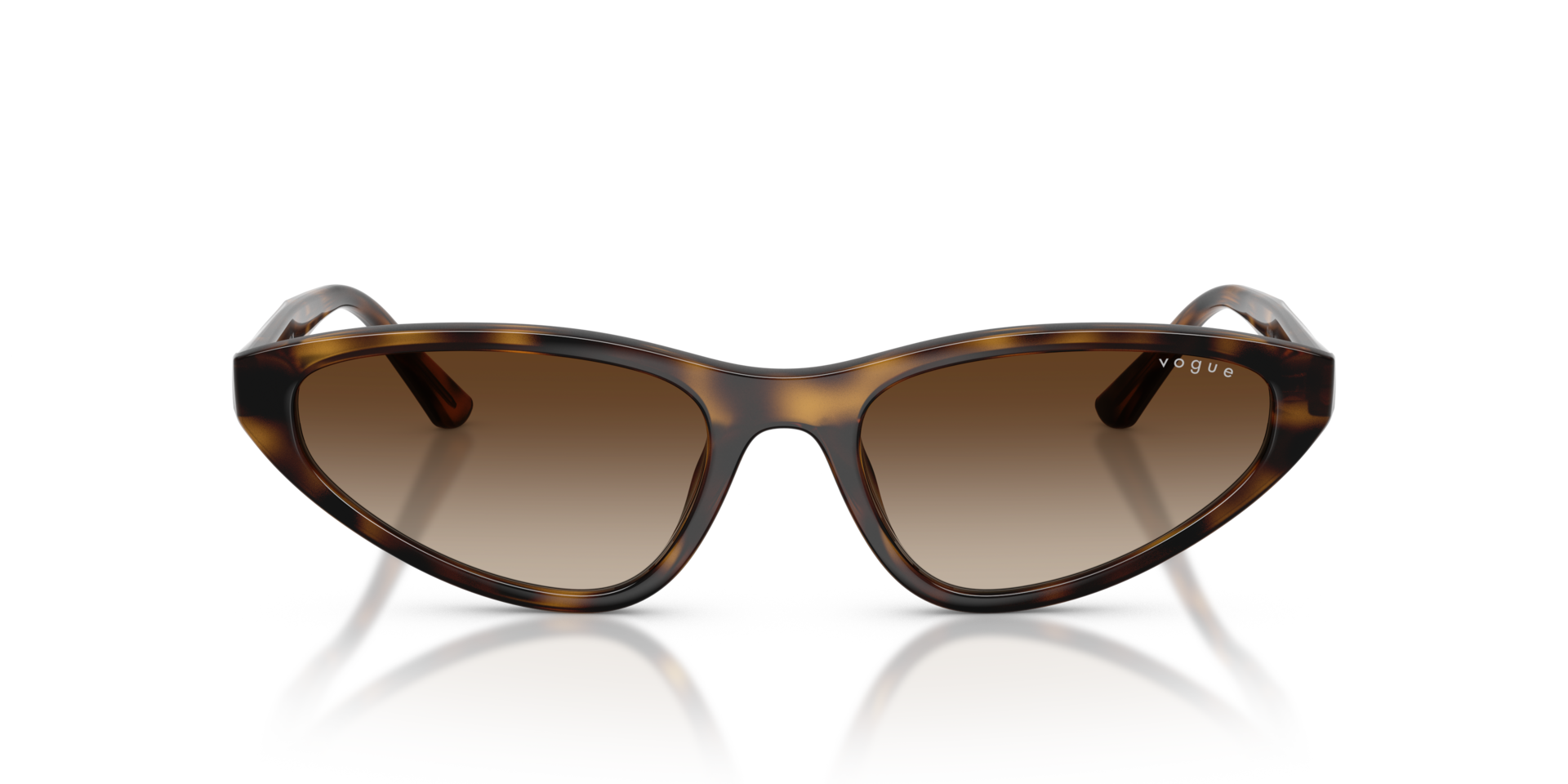 VO5726SU Dunkelhavana KunststoffSunglass Frames von B24, Vorderansicht