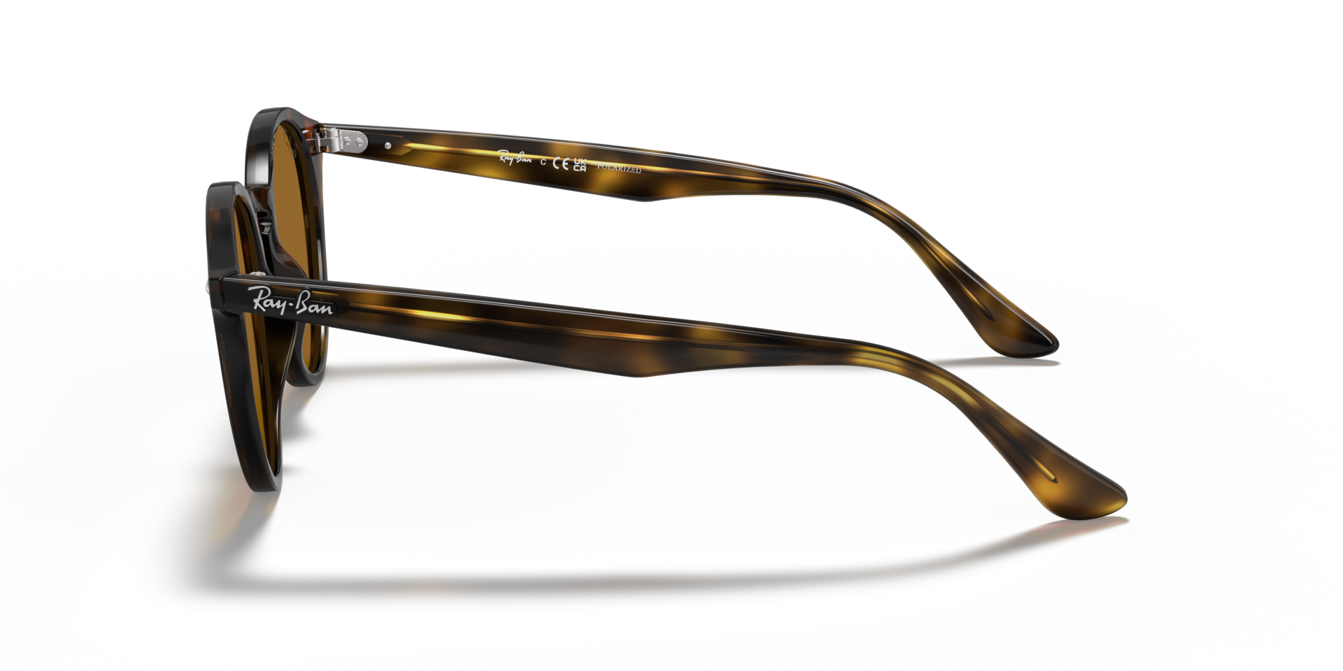 RB2180 Licht Havana KunststofSunglass Frames van B24, Zijaanzicht