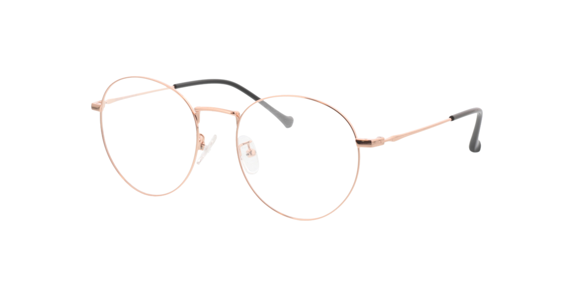 Eden Roségoud MetaalEyeglass Frames van B24, Hoekweergave