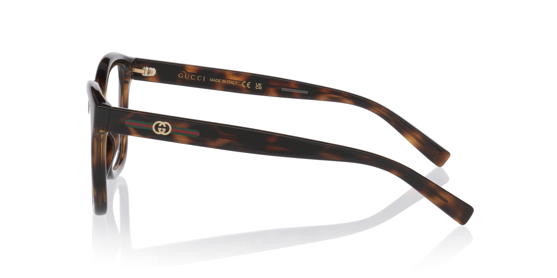 GG2104O Tortoise KunststofEyeglass Frames van B24, Zijaanzicht