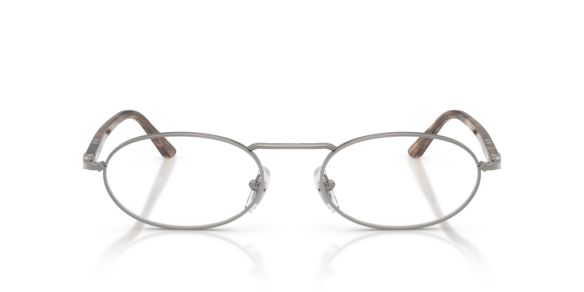 PO1023V Gunmetal MetallEyeglass Frames von B24, Vorderansicht