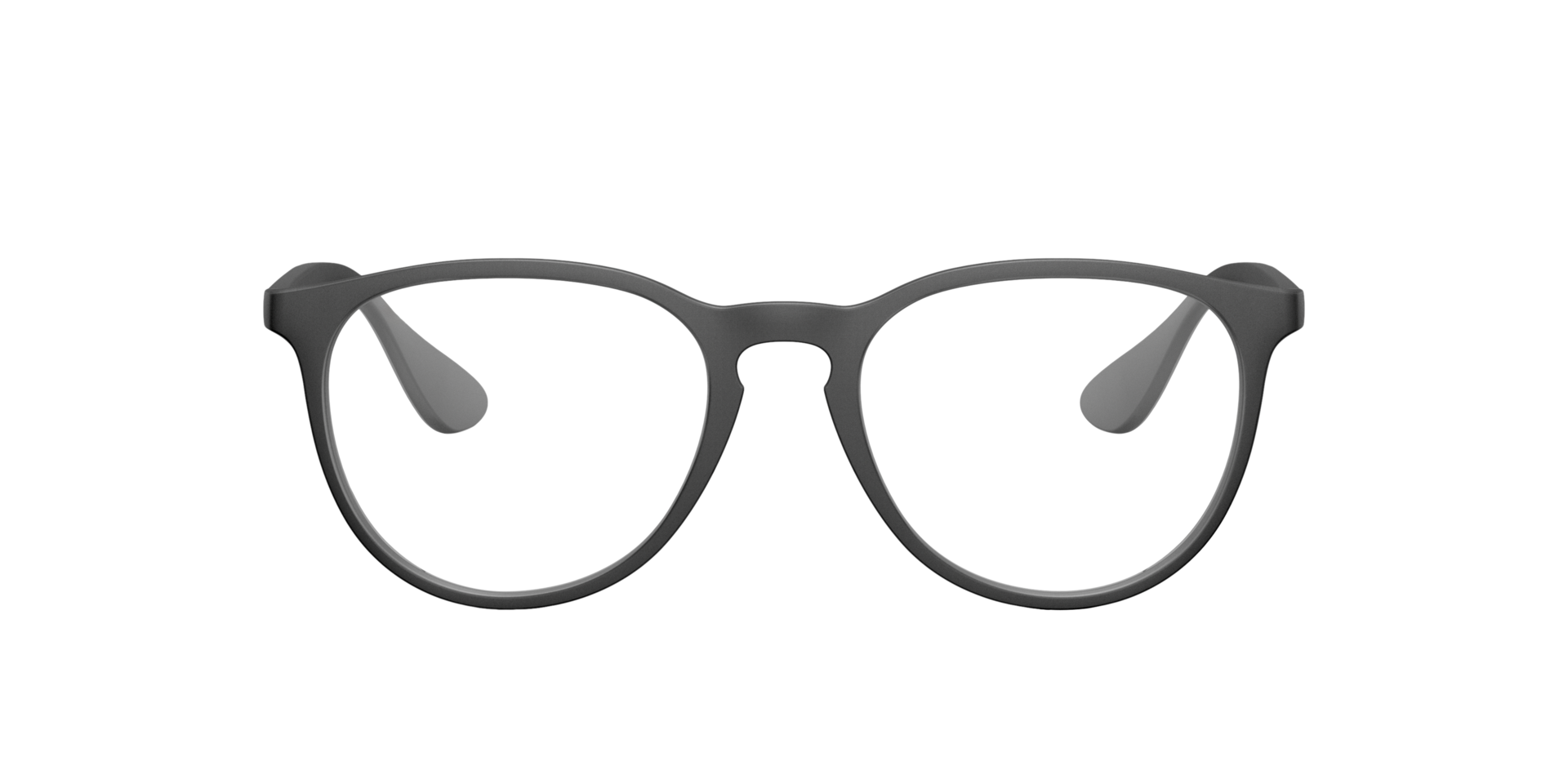 RB7046 Rubber Black KunststoffEyeglass Frames von B24, Vorderansicht