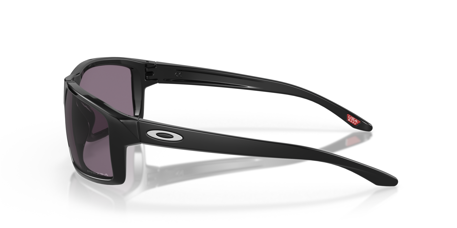Gibston Schwarz glänzend KunststoffSunglass Frames von B24, Seitenansicht