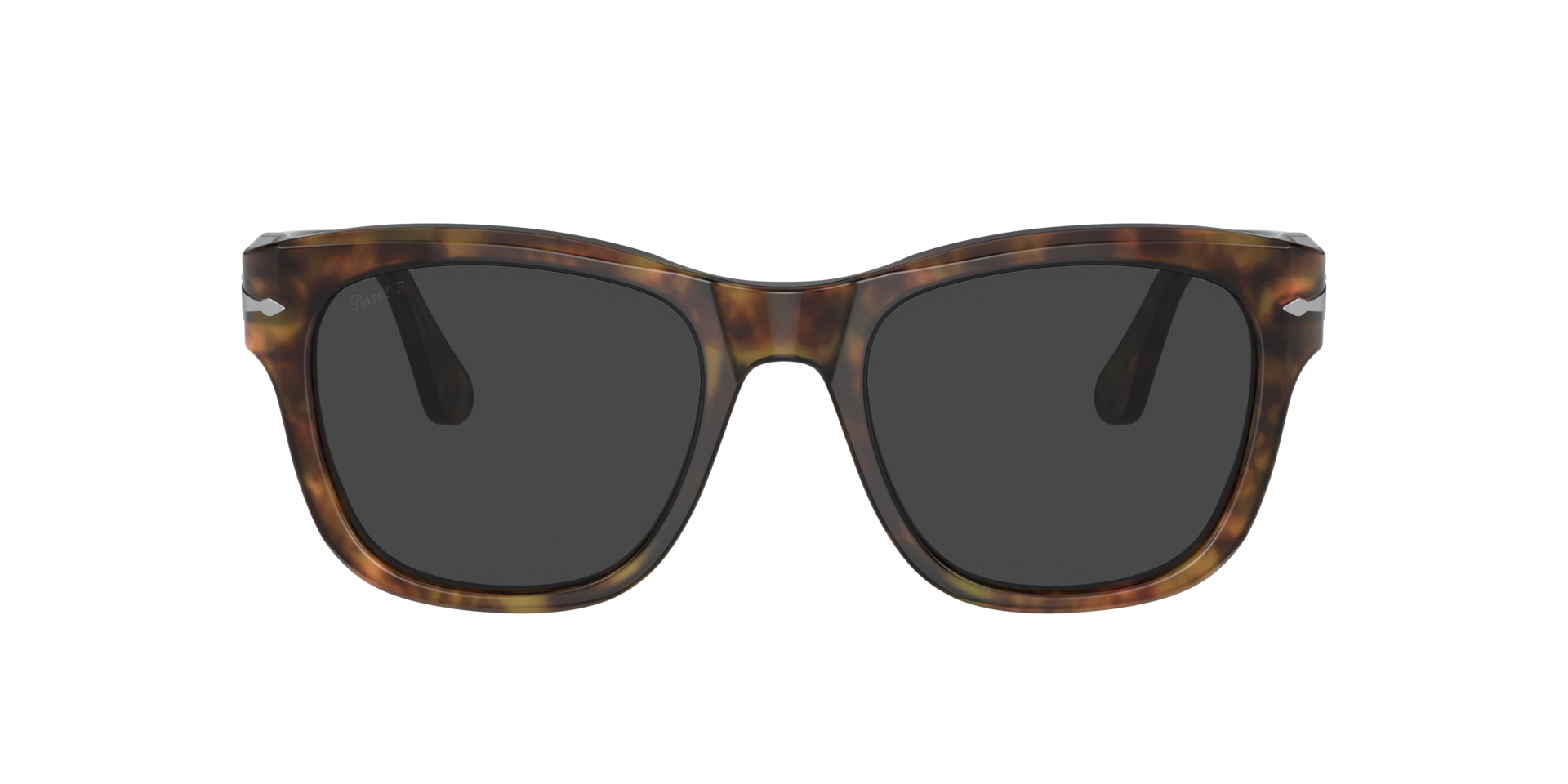 PO3313S Caffe AcetaatSunglass Frames van B24, met getinte lenzen