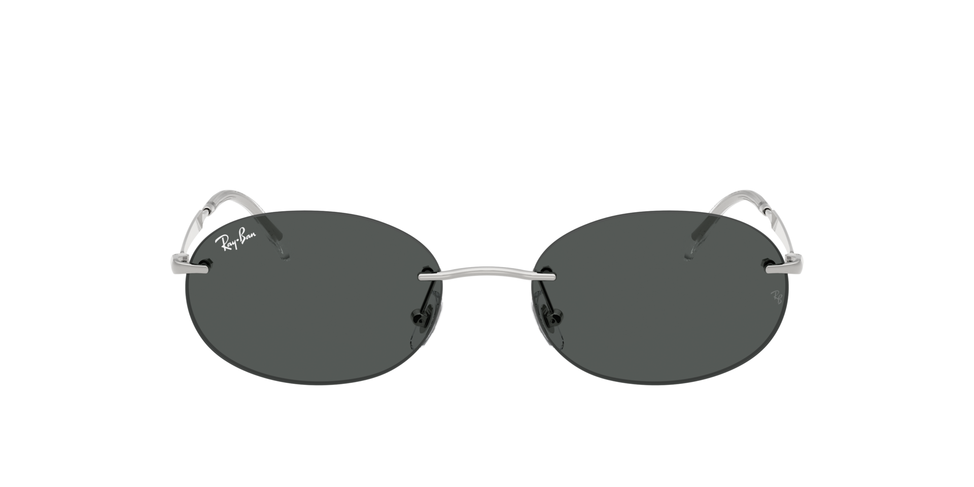 RB3767 Zilver MetaalSunglass Frames van B24, met getinte lenzen