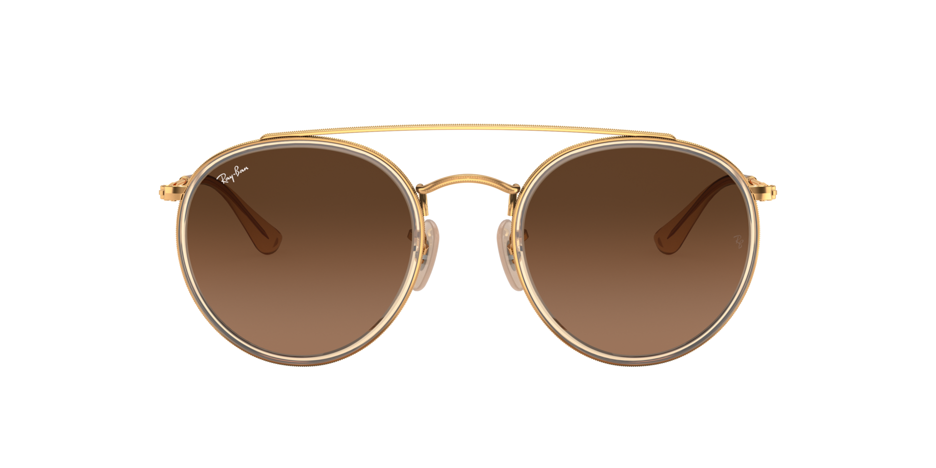 RB3647N Arista Gold MetallSunglass Frames von B24, mit getönten Gläsern