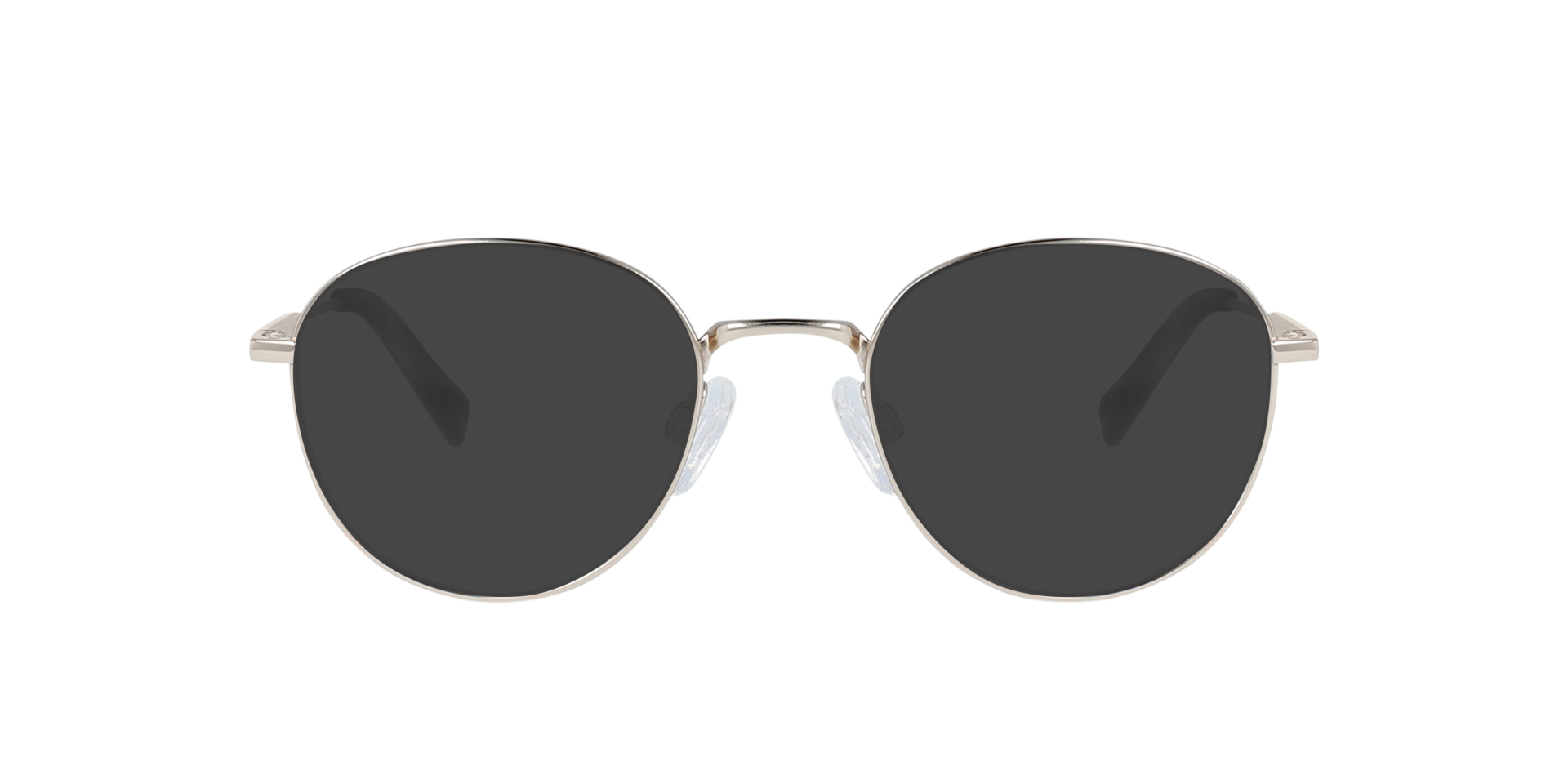 Luke Platinum Silver Titanium TitaanEyeglass Frames van B24, met getinte lenzen